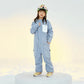NANEND Children's ski clothing One piece ski suit Waterproof wear-resistant and warm skiing pants and equipment