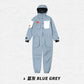 NANDN Men Women One-Piece Ski Jumpsuit Outdoor Sports Snowboard Jacket Warm Jump Suit Waterproof Winter Clothes Overalls Hooded