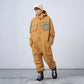 NANDN Men Women One-Piece Ski Jumpsuit Outdoor Sports Snowboard Jacket Warm Jump Suit Waterproof Winter Clothes Overalls Hooded