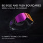 NANEND OTG Ski Goggles Magnetic,  Mazzucchelli Anti-Fog Lenses, HD & Flip-Up Goggles for Men, Women & Youth, UV Protection, Multiple VLT Options