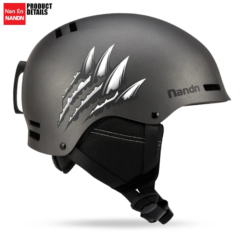 NANEND Skihelm Skihelm Für Erwachsene Schneehelm Sicherheit Skateboard Ski Snowboard Helm 