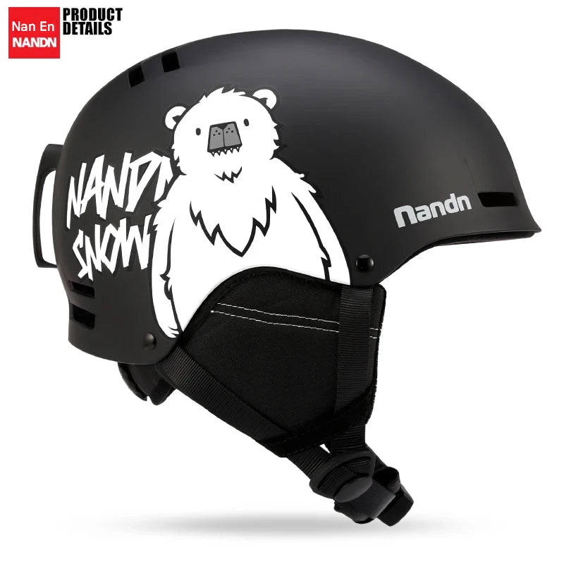 NANEND Skihelm Skihelm Für Erwachsene Schneehelm Sicherheit Skateboard Ski Snowboard Helm 