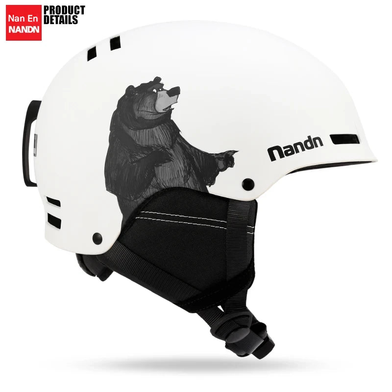 NANEND Skihelm Skihelm Für Erwachsene Schneehelm Sicherheit Skateboard Ski Snowboard Helm 
