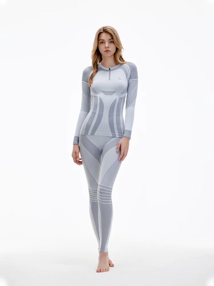 NANEND Ski Quick-drying Clothes Women's Compression Thermal Underwear Ski Clothes Bottoming Outdoor Professional