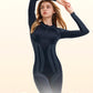 NANEND Ski Quick-drying Clothes Women's Compression Thermal Underwear Ski Clothes Bottoming Outdoor Professional