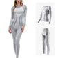 NANEND Ski Quick-drying Clothes Women's Compression Thermal Underwear Ski Clothes Bottoming Outdoor Professional