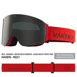 NANEND Ski Glasses, Snowboard Glasses, Anti-fog High Definition Ski Equipment Outdoor Snow Glasses