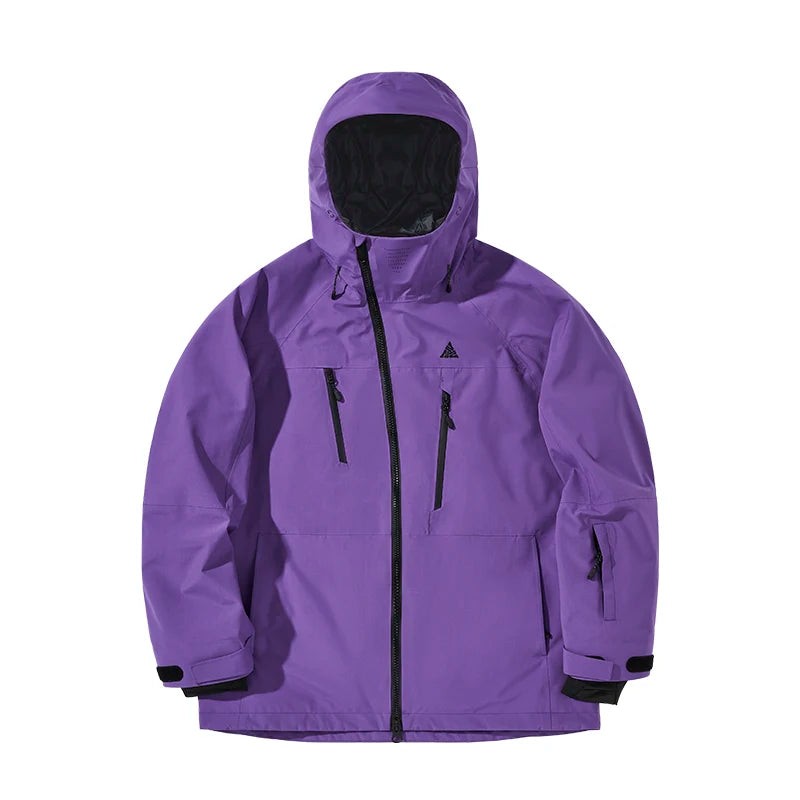 NANEND Snowboard Jacket 3L full-pressure rubber ski suit women's 2024 new coat top ski suit waterproof and warm men's snow suit
