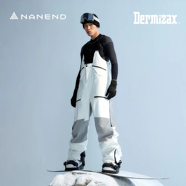 NANEND Snowboard Pants, Waterproof, Wear-resistant and Warm, Winter Outdoor Skiing, Men's and Women's Skiing Equipment