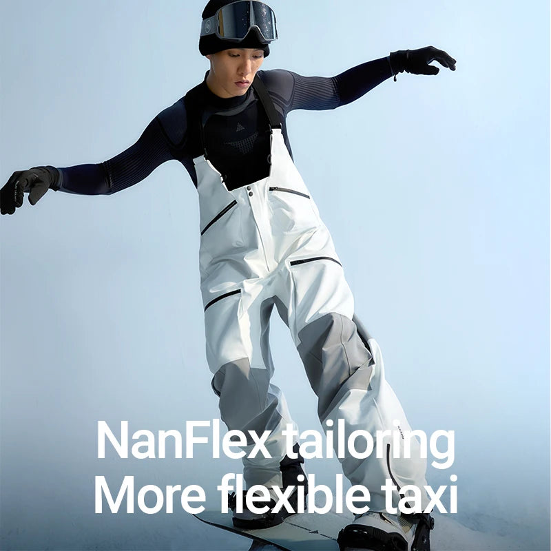 NANEND Snowboard Pants, Waterproof, Wear-resistant and Warm, Winter Outdoor Skiing, Men's and Women's Skiing Equipment
