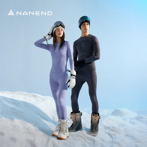 NANEND Wool Ski Quick-drying Clothing Thermal Underwear, Snowboard Ski Clothing, Compressed  Winter Outdoor Sports