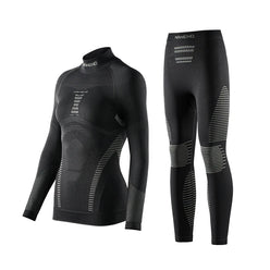 NANEND Professional Lycra Compression Ski Set for Men and Women - Insulated Basic Layer Quick-Drying