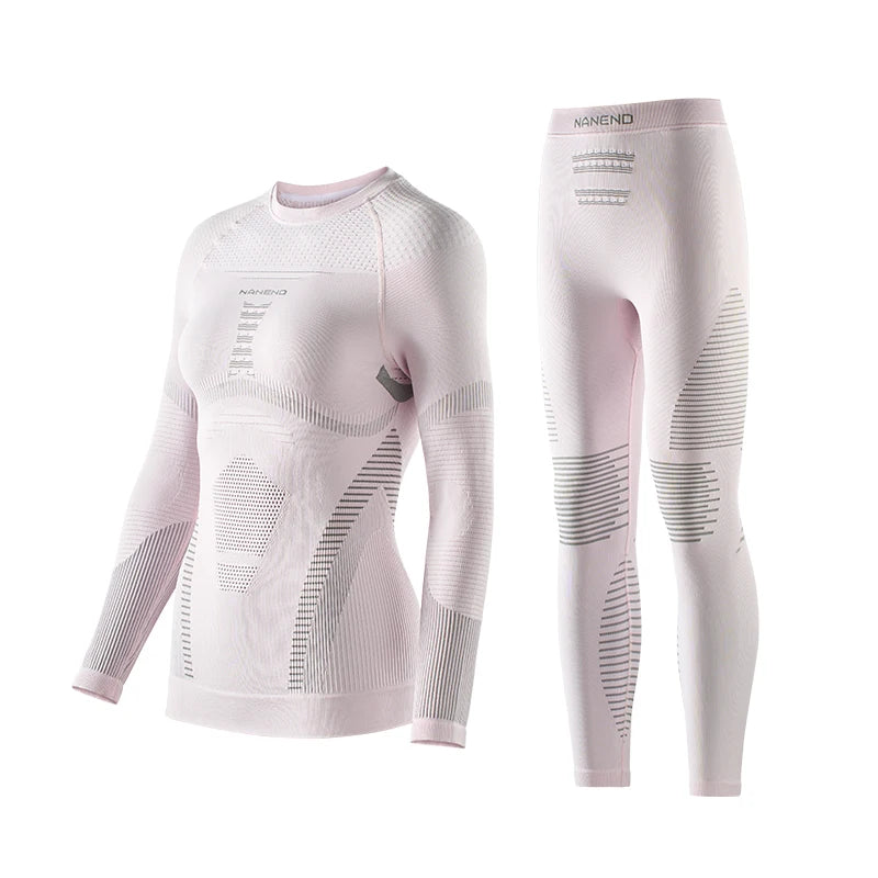 NANEND professional ski quick-drying clothes thermal underwear bottoming men's and women's compression quick-drying pants set