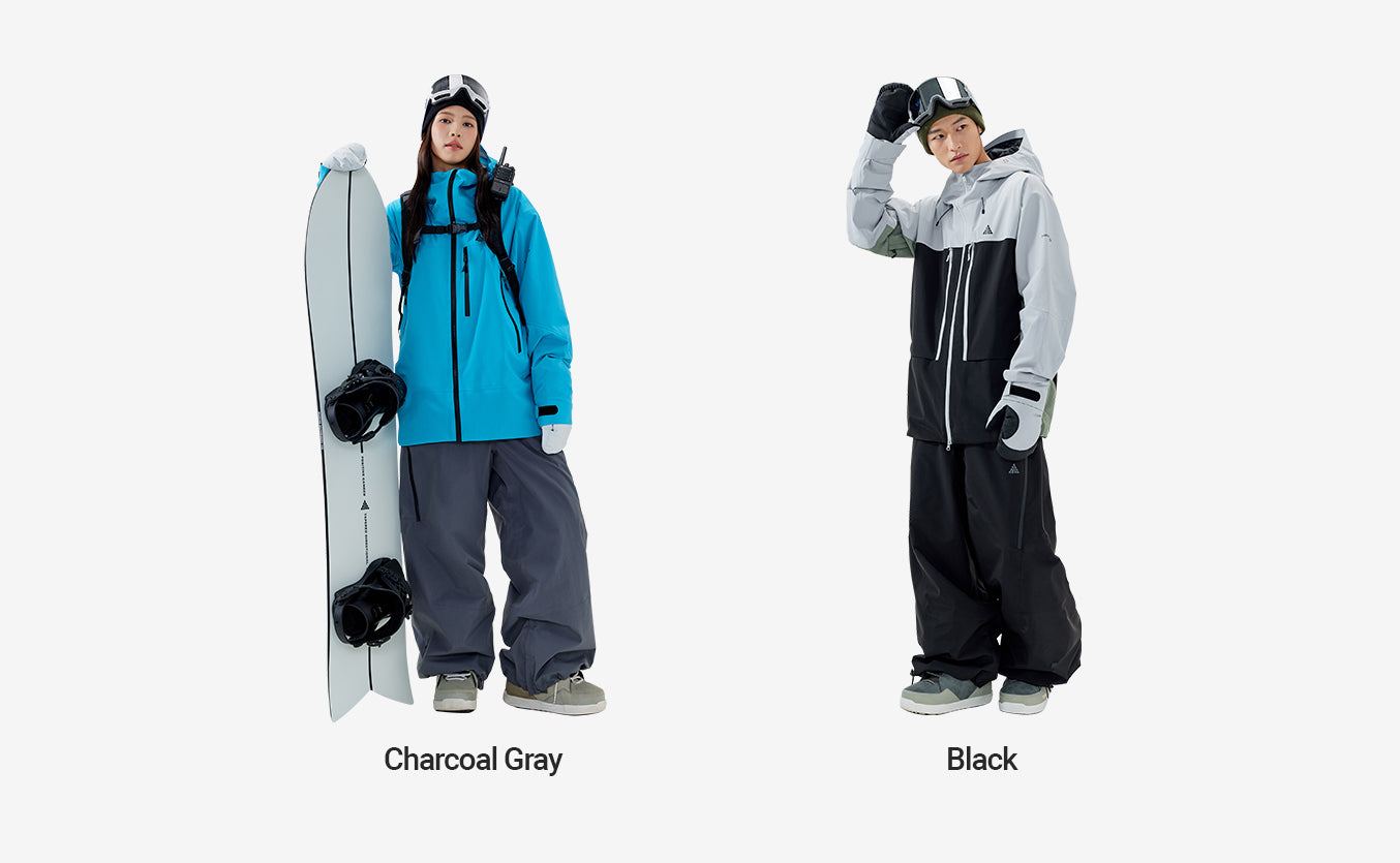 NANEND Waterproof Fleece-Lined Ski Pants Unisex - Durable