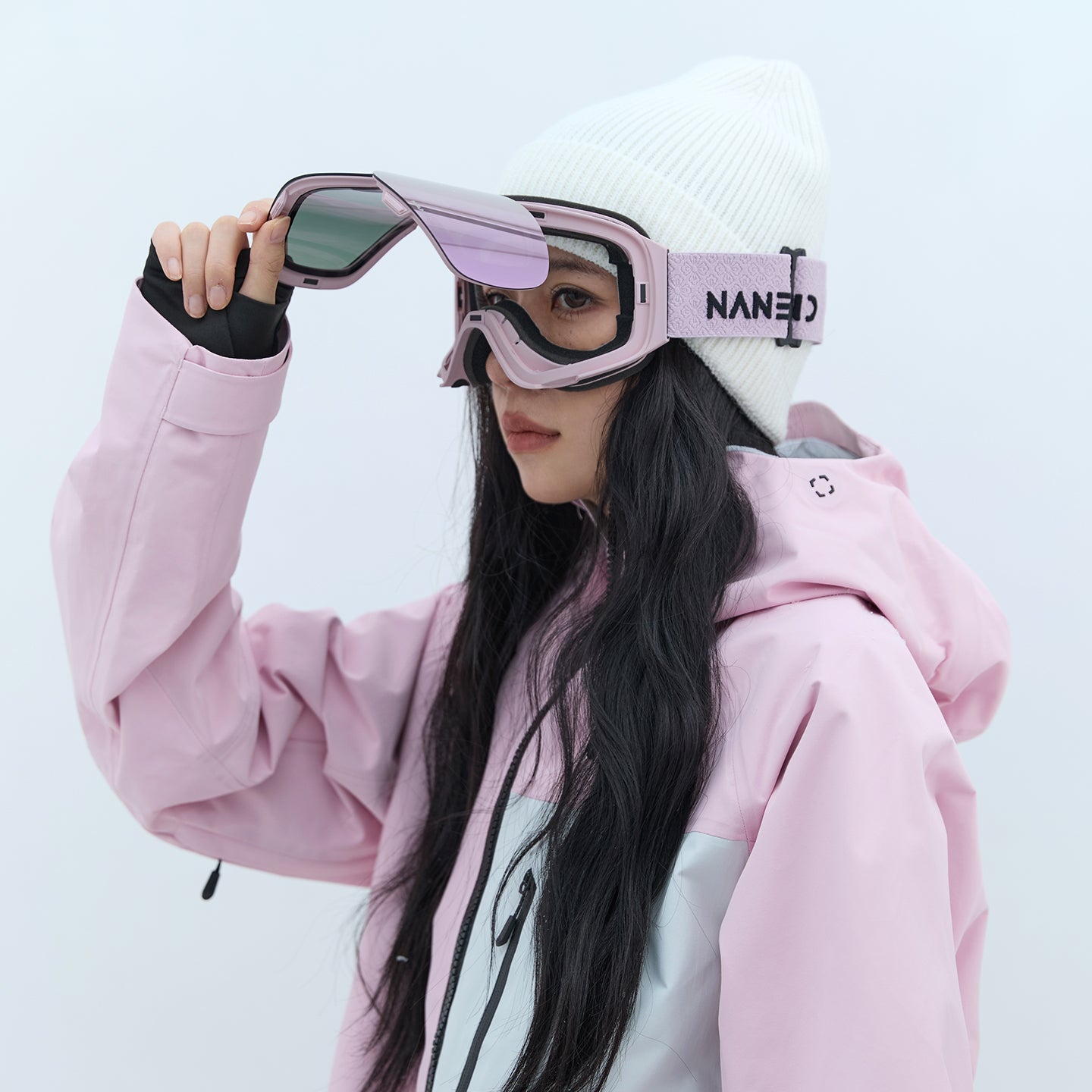 NANEND Flip-up HD anti-fog ski goggles NG21