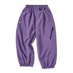 NANEND New Snowboard Ski Pants Women's 3L Full-pressure Glue Loose Waterproof Professional Thickened Men's Ski Pants