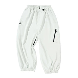 NANEND New Snowboard Ski Pants Women's 3L Full-pressure Glue Loose Waterproof Professional Thickened Men's Ski Pants