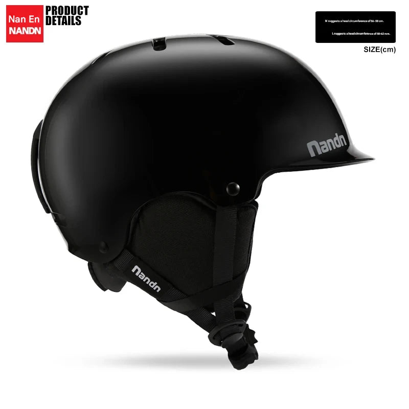 NANEND Skihelm Einzel- und Doppelbrett Thermokollisionshelm für Damen und Herren 