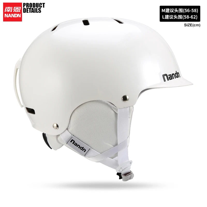 NANEND  ski helmet single and double board thermal collision helmet for men and women
