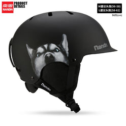 NANEND  ski helmet single and double board thermal collision helmet for men and women
