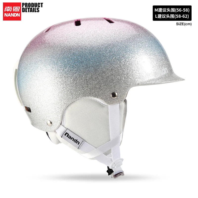 NANEND  ski helmet single and double board thermal collision helmet for men and women