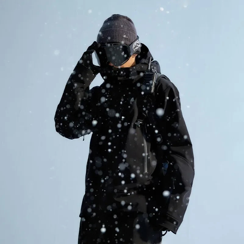 NANEND new Professional Waterproof Warm Ski Suit P Cotton RECCO Top 3L Ski Jacket