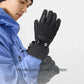 NANEND New Ski Gloves Professional Veneer Gold Standard P Cotton Five Fingers Thickened Waterproof and Warm NS5015