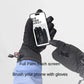 NANEND New Ski Gloves Professional Veneer Gold Standard P Cotton Five Fingers Thickened Waterproof and Warm NS5015