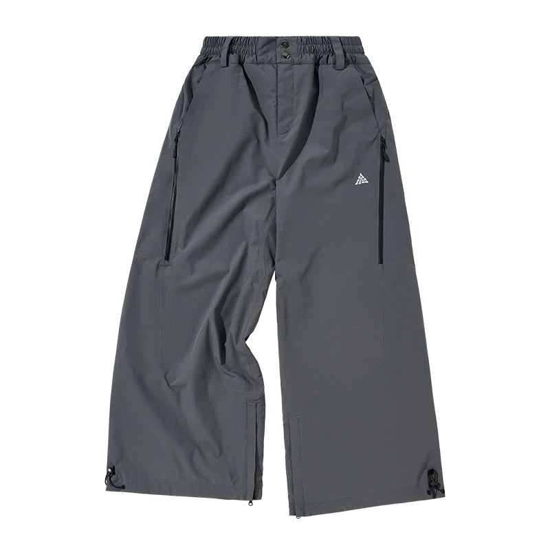 NANEND snowboard ski pants women's 3L full-pressure glue new snow pants waterproof and wear-resistant velvet men's snow pants