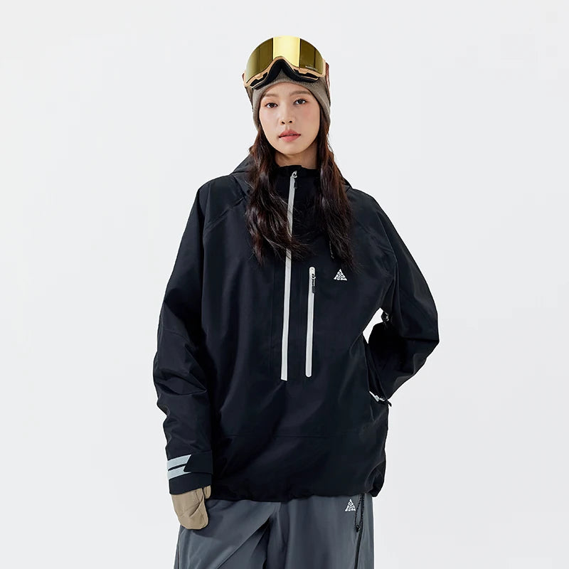 NANEND New Ski Suit Women's Loose Ski Suit Waterproof Windproof Warm Jacket Snowboard Snow Jacket