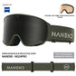 NANEND 25-year-old ZEISS framed flip-up double-layer anti-fog ski goggles NG24 PRO