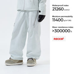 NANEND Ski pants women's 25 new single board professional 3L lightweight windproof and waterproof outdoor hanging trousers