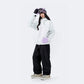 Black Warrior Reflective Trim Hard Shell Ski Suit Set – Unisex