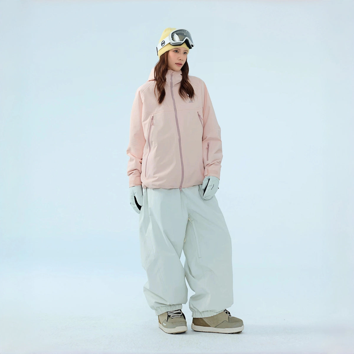 Watercolor Series 3L Insulated Ski Suit Set – Unisex (Spring Lotus Pink Jacket + Spring Lotus Pink Pants) - NANEND