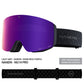 NANEND Zeiss dual-lens Wave magnetic design anti-fog and brightening ski goggles NG14pro