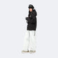 Rime – Professional Waterproof Ski Suit Set – Unisex (Black Jacket + Peak White Pants) - NANEND