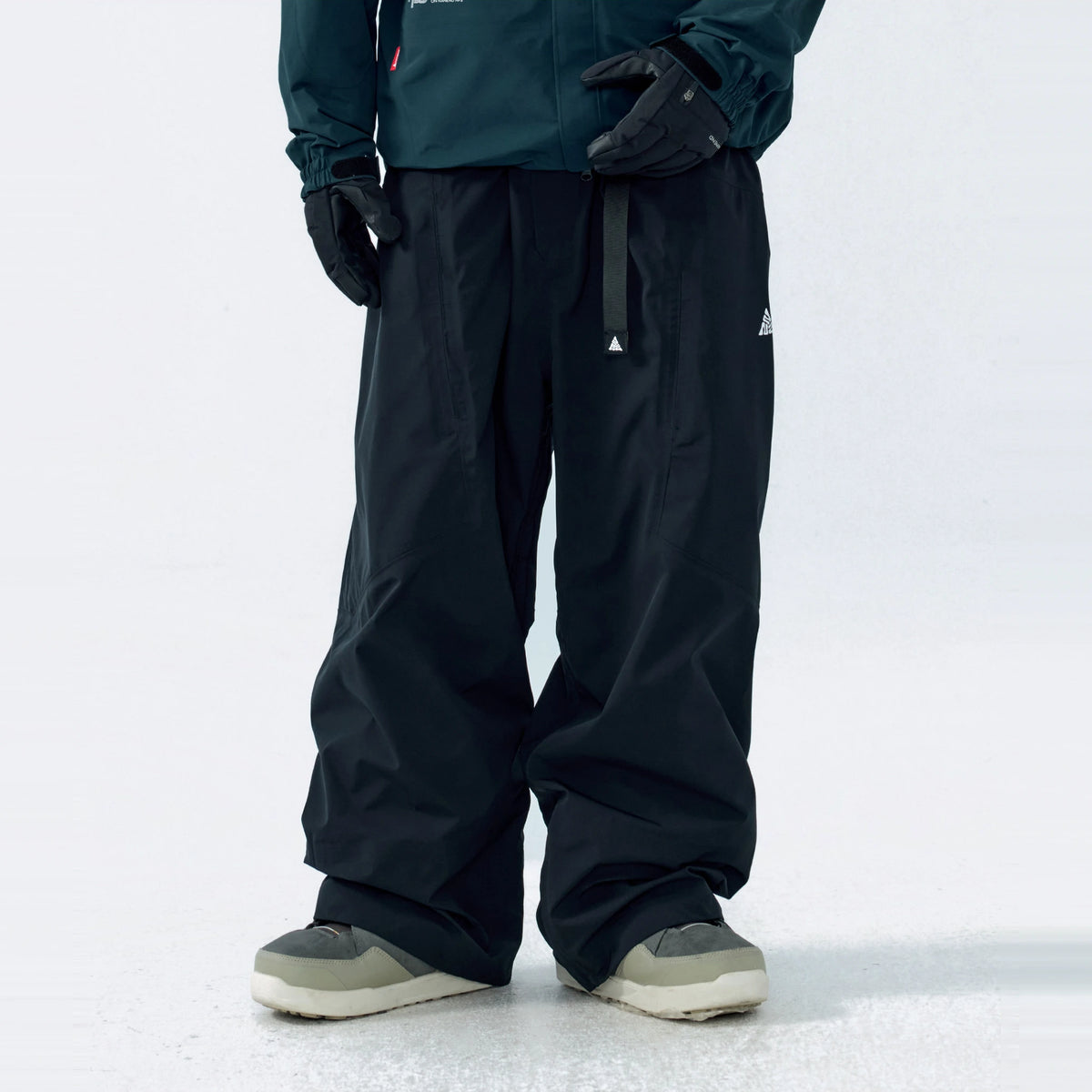 3L Hard Shell Park & Outdoor Ski Pants – Unisex (Black) – NANEND