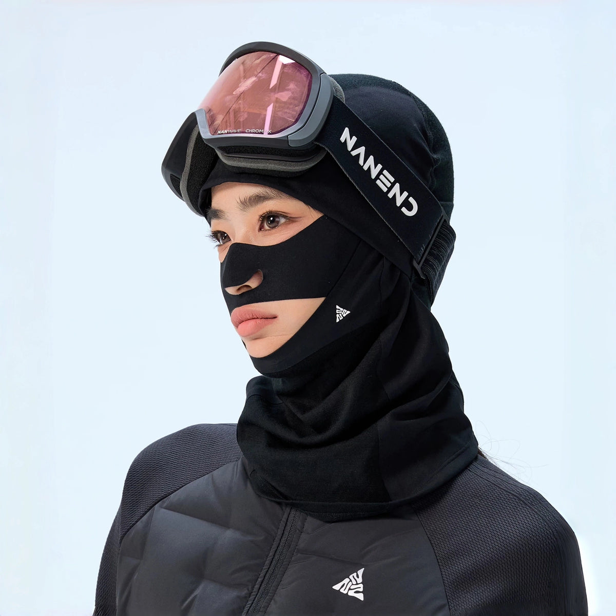 Merino Thermal Quick-Dry Ski Face Mask (Black) – NANEND