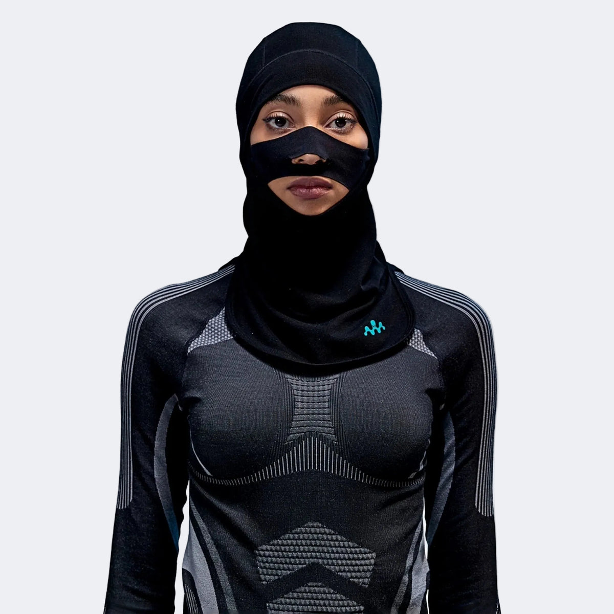 AWEX Merino Wool Thermal Antibacterial Ski Balaclava (Deep Black - M - Women's) – NANEND