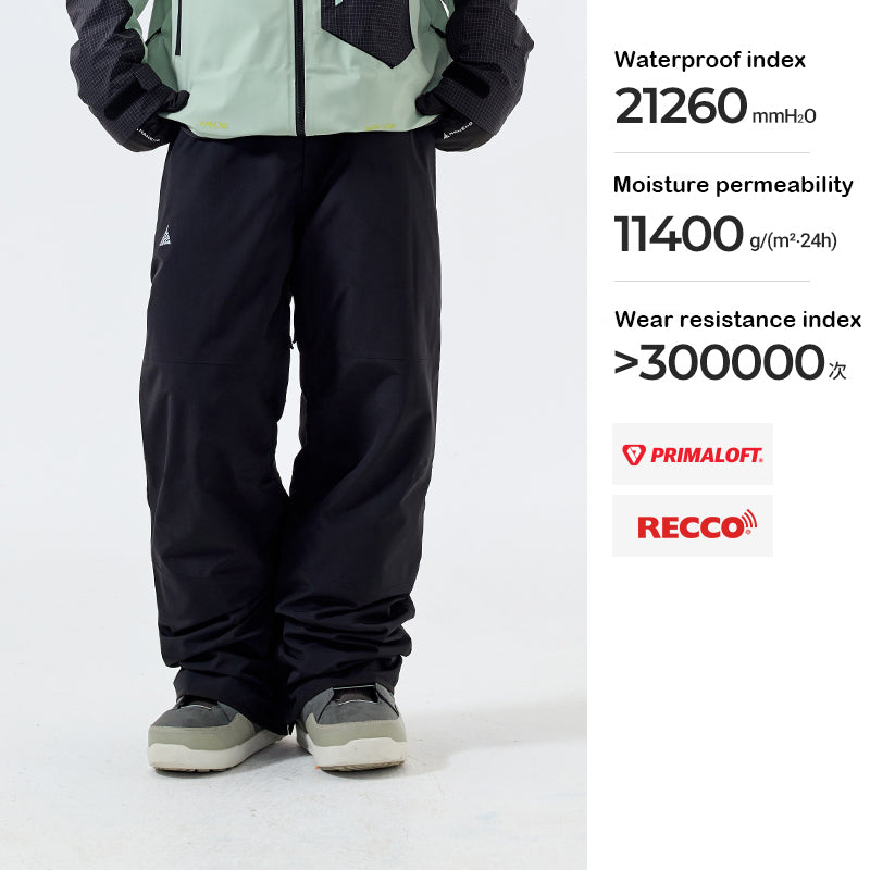NANEND ski pants 2025 style plus P cotton warm cold-proof bottoms professional waterproof ski pants winter men and women