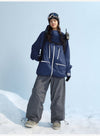 NANEND 25 New Windproof P-cotton Waterproof and Warm Snowboard Suit Set for Men and Women
