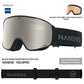 NANEND 25-year-old ZEISS framed flip-up double-layer anti-fog ski goggles NG24 PRO