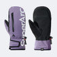 Smoky Purple ski mittens, product shot - NANEND Skyline Series PrimaLoft® Kevlar® Waterproof Abrasion-Resistant Ski Gloves