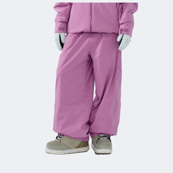 Waterproof Fleece-lined Loose-fit Insulated Snowboard Pants – Unisex