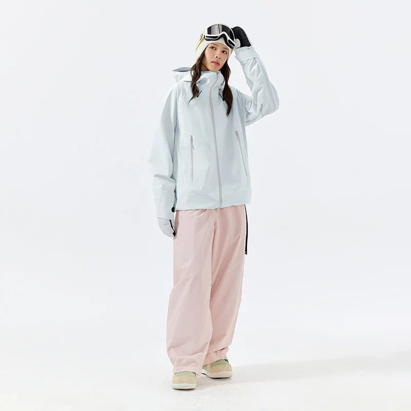 NANEND Colorful 3L Hardshell Waterproof and Abrasion-Resistant RECCO Snowsuit Set - Unisex