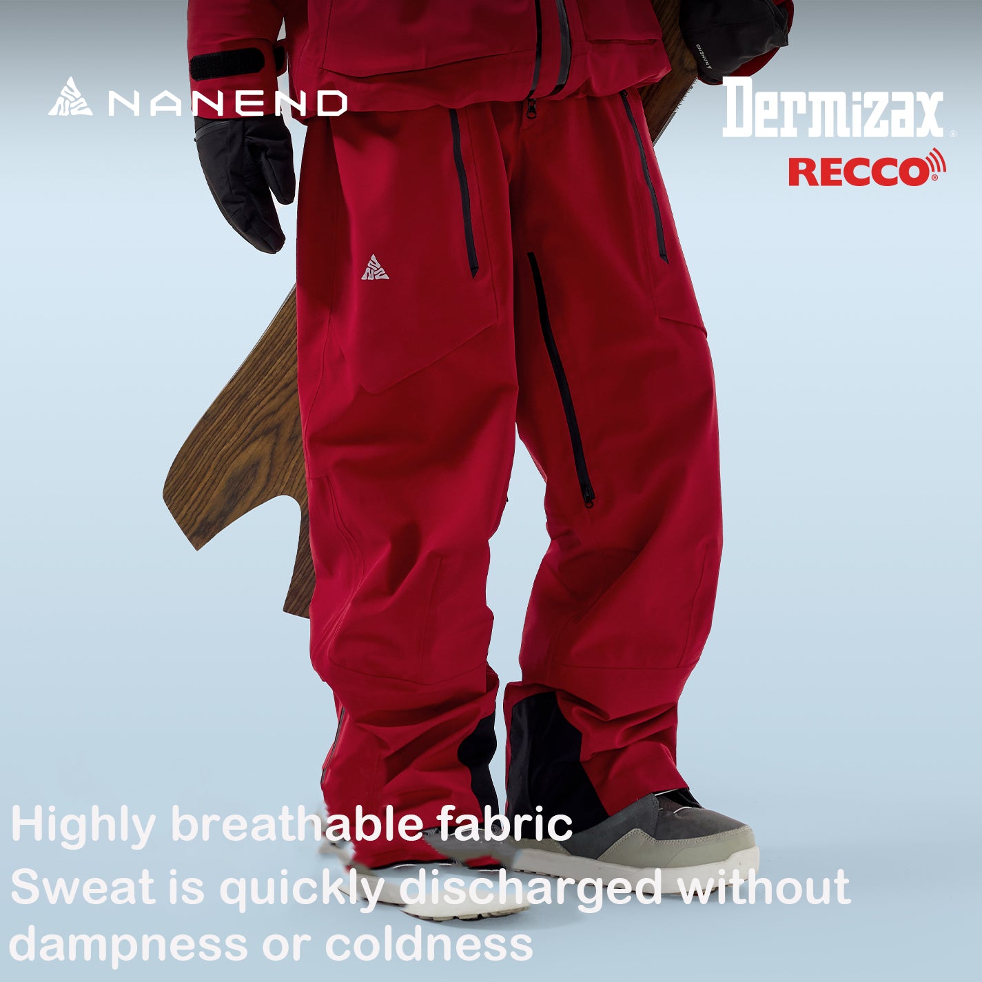 NANEND Skyline PRO 25 new men's and women's snowboard pants waterproof professional high-end mountain outdoor pants