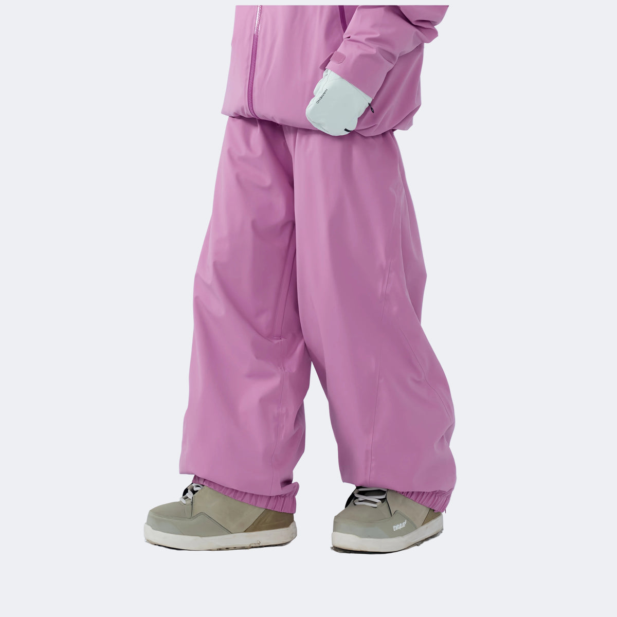 Waterproof Fleece-lined Loose-fit Insulated Snowboard Pants – Unisex
