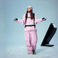 Skyline PRO 3L Hard Shell Ski Suit Set – Unisex (Dusk Snow Pink Jacket + Dusk Snow Pink Pants) - NANEND