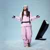 Skyline PRO 3L Hard Shell Ski Suit Set – Unisex (Dusk Snow Pink Jacket + Dusk Snow Pink Pants) – NANEND