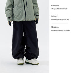 NANEND Skyline Loose-fitting, waterproof, professionally thickened women's snowboard ski pants